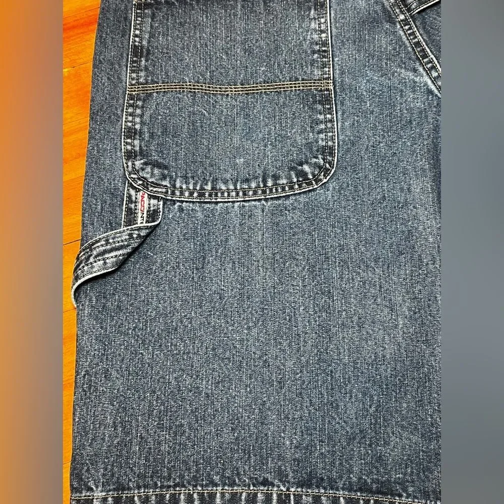 True Vintage Y2K Paco Jean Co. Carpenter Jorts Size 34